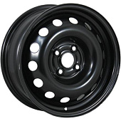 Trebl 64A45R 6x15 4*100 ET45 DIA54.1 Black Штампованный